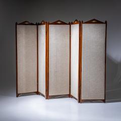 Five Panel Screen in the Empire Style 19th Century - 4793935