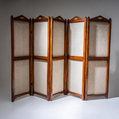 Five Panel Screen in the Empire Style 19th Century - 4793936