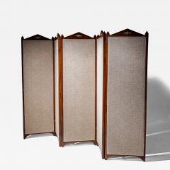 Five Panel Screen in the Empire Style 19th Century - 4811542