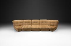 Five Piece Modular Sofa in Beige Upholstery Europe Mid 20th Century - 4646922