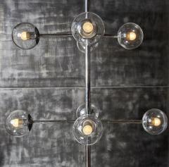 Five Stackable Nickeled Chandelier by Kinkeldey - 1066295