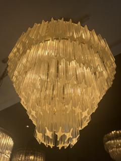 Five tiered Murano cut glass chandelier - 3470373