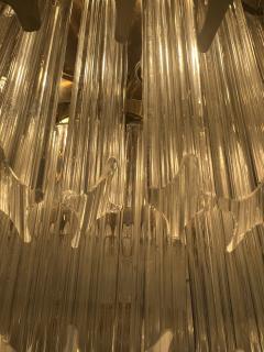 Five tiered Murano cut glass chandelier - 3470374