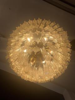 Five tiered Murano cut glass chandelier - 3470375