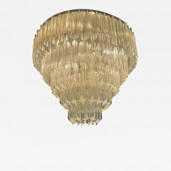 Five tiered Murano cut glass chandelier - 3475302