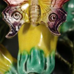 Fives Lille Majolica Butterfly Wall pocket - 4398239