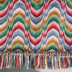 Flame stitch panel Europe 20th century - 4376144