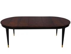Flamed Mahogany Dining Table Hepplewhite Inspired - 1995105