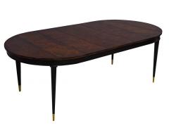 Flamed Mahogany Dining Table Hepplewhite Inspired - 1995106