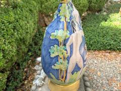 Flavia Montelupo Pair Of Italian Modern Glazed Ceramic Lamps - 4755692