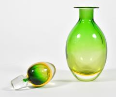 Flavio Poli 1950 s Italian Murano decanter in the style of Flavio Poli - 1185409