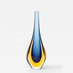 Flavio Poli 1960s Flavio Poli Murano Glass Tear Drop Vase - 3771140