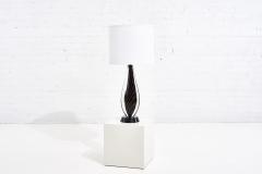 Flavio Poli Black Sommerso Murano Lamp by Flavio Poli for Seguso 1950 - 1959783