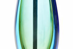 Flavio Poli Blue Sommerso Murano Lamp by Flavio Poli for Seguso Italy - 1959914