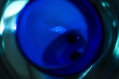 Flavio Poli Flavio Poli Centerpiece in Blue Murano Sommerso Italy 1950s - 3975553