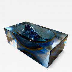Flavio Poli Flavio Poli Murano Glass Ashtray Italy 1960s - 4708086