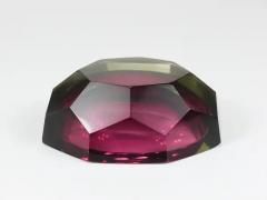 Flavio Poli Flavio Poli Sommerso Caviar Murano Glass Diamond Bowl by Seguso Italy 1960s - 4068244