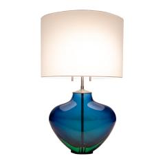 Flavio Poli Flavio Poli Stunning Hand Blown Sommerso Glass Table Lamp 1950s - 2739168