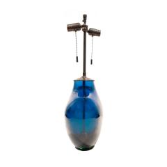 Flavio Poli Flavio Poli Stunning Hand Blown Sommerso Glass Table Lamp 1950s - 2739174