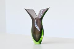 Flavio Poli Flavio Poli fishtail vase Sommerso glass Murano Italy 1950 - 4148888