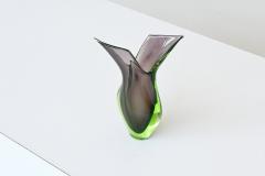 Flavio Poli Flavio Poli fishtail vase Sommerso glass Murano Italy 1950 - 4148889