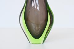 Flavio Poli Flavio Poli fishtail vase Sommerso glass Murano Italy 1950 - 4148890