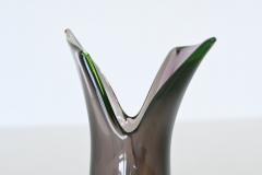 Flavio Poli Flavio Poli fishtail vase Sommerso glass Murano Italy 1950 - 4148895
