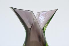 Flavio Poli Flavio Poli fishtail vase Sommerso glass Murano Italy 1950 - 4148896