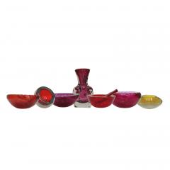 Flavio Poli Mid Century Modern Pink Sommerso Murano Glass Bowl by Flavio Poli 1950 - 3651875