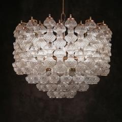 Flavio Poli Mid Century Pair of Murano Glass Chandeliers by Flavio Poli for Seguso - 4571167