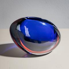 Flavio Poli Murano Glass Vase Model Valva by Flavio Poli for Seguso Vetri d Arte Italy - 4387506