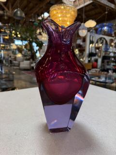 Flavio Poli Murano Sommerso Vase by Flavio Poli Italy 1970s - 4453140