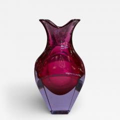Flavio Poli Murano Sommerso Vase by Flavio Poli Italy 1970s - 4454614