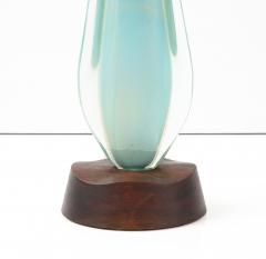 Flavio Poli Seguso Large Gold on Blue Sommerso Table Lamp by Flavio Poli 1960 Italy - 2769070