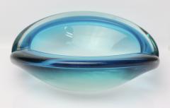 Flavio Poli Seguso Vetri dArte Sommerso Art Glass Bowl by Flavio Poli 1960 Italy - 4642965