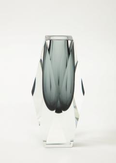 Flavio Poli Set of Two 1970s Faceted Murano Glass Sommerso vases By Flavio Poli  - 3473736
