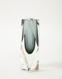 Flavio Poli Set of Two 1970s Faceted Murano Glass Sommerso vases By Flavio Poli  - 3473739