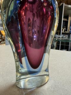 Flavio Poli Sommerso Murano Glass Vase by Flavio Poli for Seguso Italy 1950s 1960s - 4518010