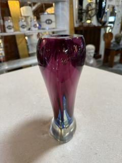Flavio Poli Sommerso Murano Glass Vase by Flavio Poli for Seguso Italy 1950s 1960s - 4518011
