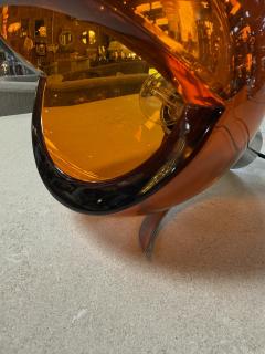 Flavio Poli Space Age Table Lamp by Flavio Poli Murano Glass Italy 1970s  - 4562869