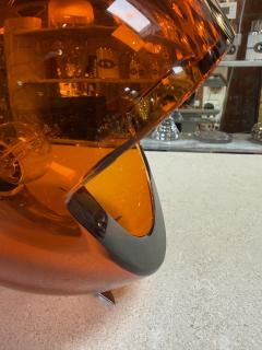 Flavio Poli Space Age Table Lamp by Flavio Poli Murano Glass Italy 1970s  - 4562887