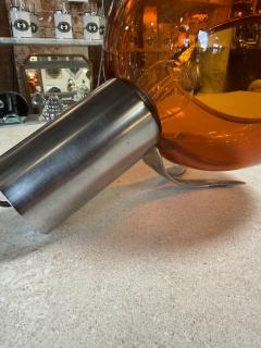 Flavio Poli Space Age Table Lamp by Flavio Poli Murano Glass Italy 1970s  - 4562888