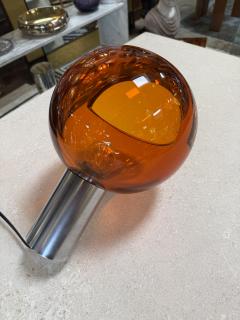 Flavio Poli Space Age Table Lamp by Flavio Poli Murano Glass Italy 1970s  - 4562890