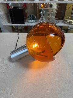 Flavio Poli Space Age Table Lamp by Flavio Poli Murano Glass Italy 1970s  - 4562892