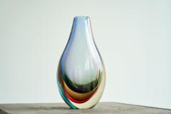 Flavio Poli Stunning Flavio Poli Sommerso Murano Art Glass Vase for Seguso Italy 1960s - 4394488