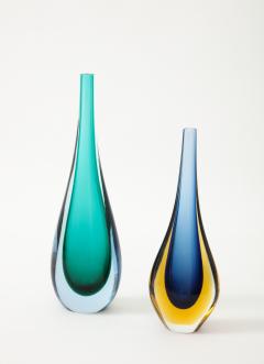 Flavio Poli Two 1960s Murano Glass Single Stem Vases by Flavio Poli  - 3470295