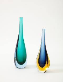 Flavio Poli Two 1960s Murano Glass Single Stem Vases by Flavio Poli  - 3470296