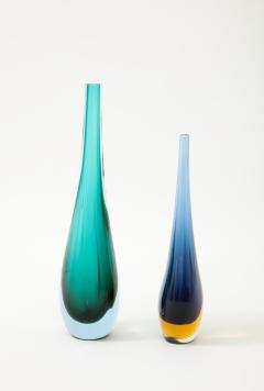 Flavio Poli Two 1960s Murano Glass Single Stem Vases by Flavio Poli  - 3470297