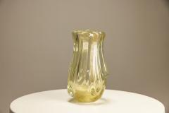 Flavio Poli Vase Model 3627 In Topazio Oro Induto By Flavio Poli For Seguso Vetri dArte  - 3643042