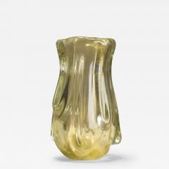 Flavio Poli Vase Model 3627 In Topazio Oro Induto By Flavio Poli For Seguso Vetri dArte  - 3661737